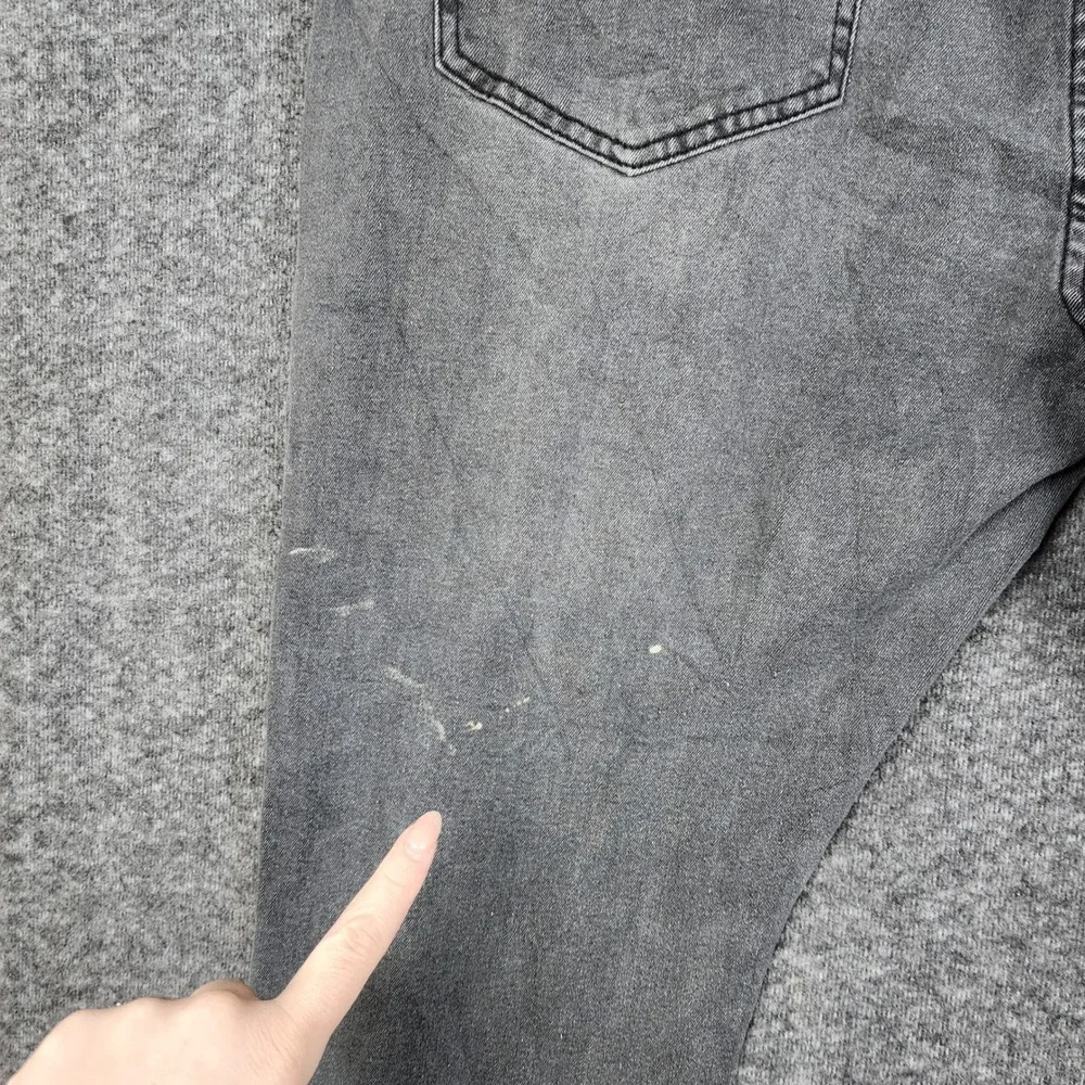 Christian Lacroix Jeans Mens 42x32 Grey Slim Straight Stretch Denim GL23-167 CXL